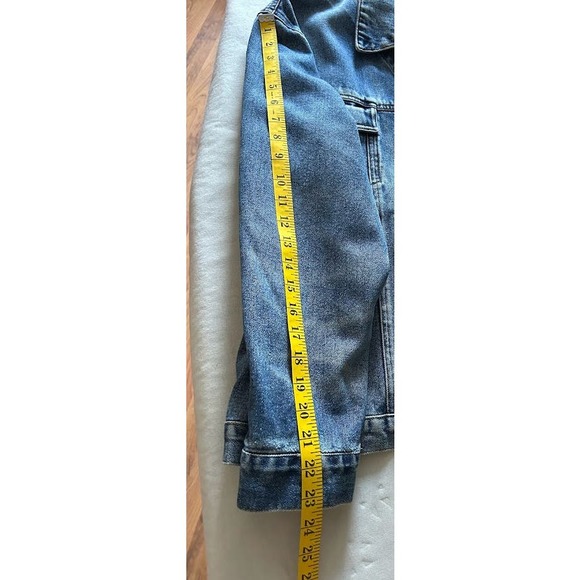 Vintage 90s Bill Blass denim jean jacket M/L? - Picture 12 of 13